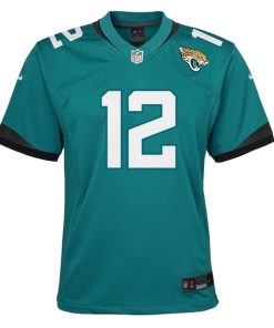 Alternative view of Travis Hunter Jacksonville Jaguars Nike Youth Team Game Jersey - Teal