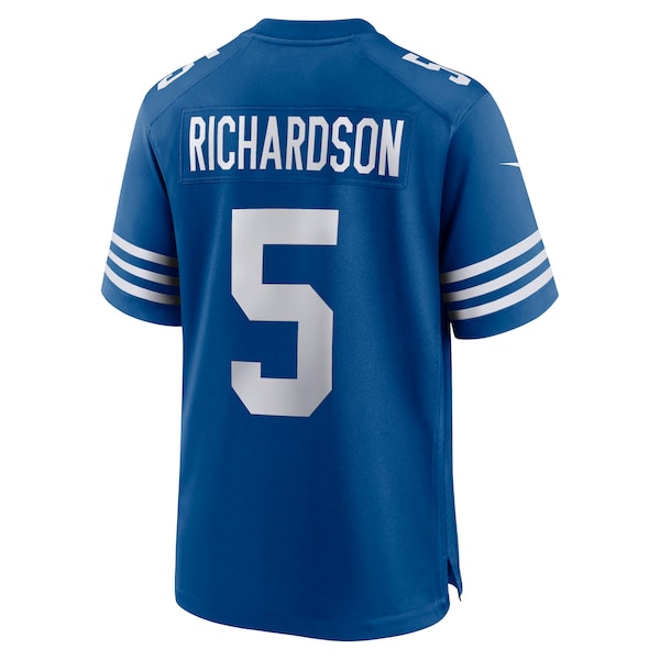 Anthony Richardson Indianapolis Colts Nike 2023 NFL Draft First Round Pick Alternate Game Jersey - Royal/Royal/White - Image 4