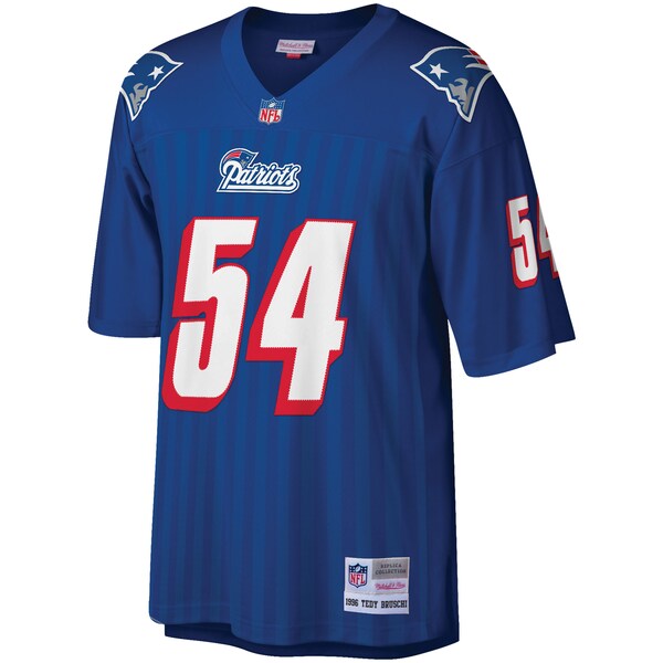 Tedy Bruschi New England Patriots Big & Tall 1996 Retired Player Replica Jersey - Royal - Image 2