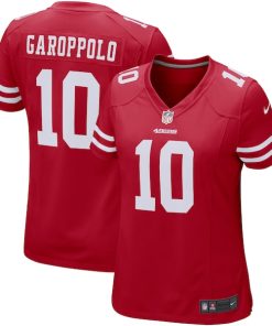 Jimmy Garoppolo San Francisco 49ers Nike Women's Game Player Jersey - Scarlet
