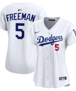 Freddie Freeman Los Angeles Dodgers Nike Women's Home Limited Player Jersey - White
