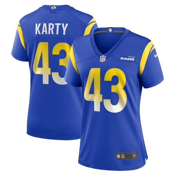 Joshua Karty Los Angeles Rams Nike Women's Game Jersey - Royal