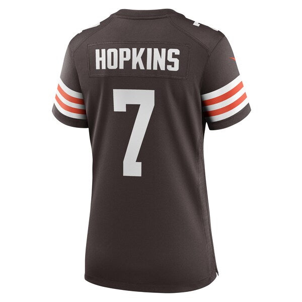 Dustin Hopkins Cleveland Browns Nike Women's Team Game Jersey - Brown - Image 3