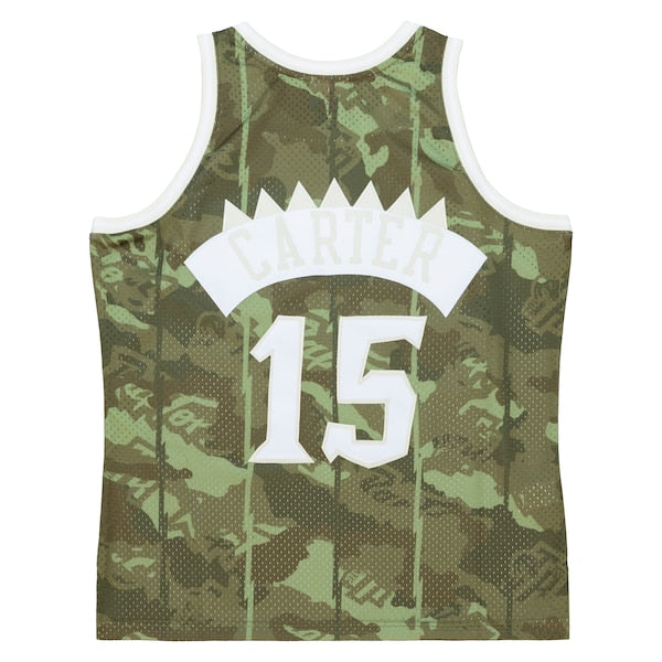 Vince Carter Toronto Raptors Hardwood Classics 1998/99 Ghost Green Swingman Jersey - Camo - Image 3