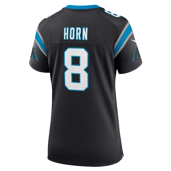 Jaycee Horn Carolina Panthers Nike Women's Player Jersey - Black - Image 3