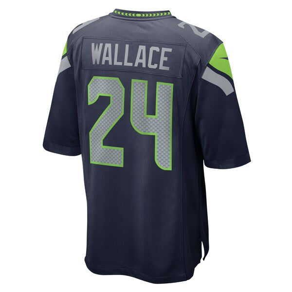 K'Von Wallace Seattle Seahawks Nike Game Jersey - College Navy - Image 4