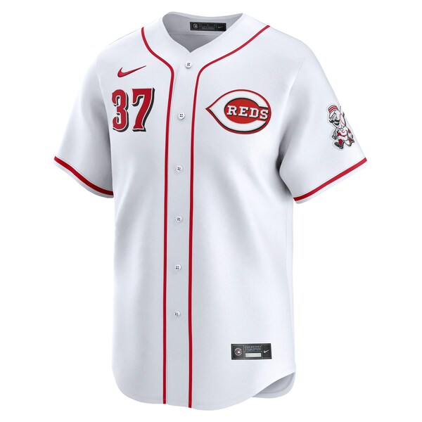 Tyler Stephenson Cincinnati Reds Nike Home Limited Player Jersey - White - Image 2
