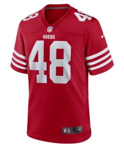 Alternative view of Tatum Bethune San Francisco 49ers Nike  Game Jersey -  Scarlet