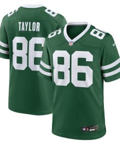 Malik Taylor New York Jets Nike Team Game Jersey - Legacy Green