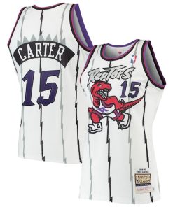 Vince Carter Toronto Raptors 1998/99 Hardwood Classics Authentic Jersey - White