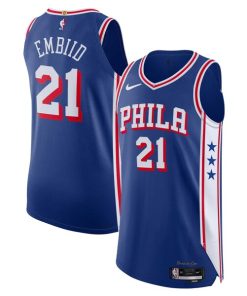 Joel Embiid Philadelphia 76ers Nike Authentic Jersey - Association Edition - Royal