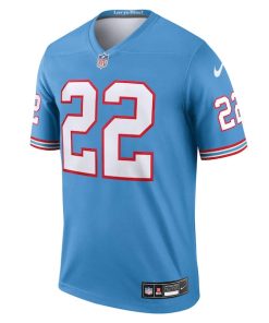 Alternative view of Derrick Henry Tennessee Titans Nike Oilers Throwback Legend Player Jersey - Light Blue
