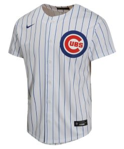 Alternative view of Dansby Swanson Chicago Cubs Nike Youth Home Game Player Jersey - White