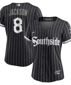 Bo Jackson Chicago White Sox Nike Women's City Connect Replica Player Jersey - Black