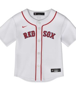 Alternative view of Boston Red Sox Toddler Home Replica Jersey - White
