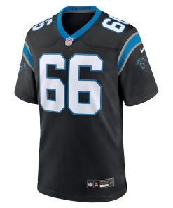 Alternative view of Nash Jensen Carolina Panthers Nike Team Game Jersey -  Black