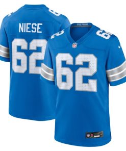 Alternative view of Michael Niese Detroit Lions Nike Team Game Jersey -  Blue