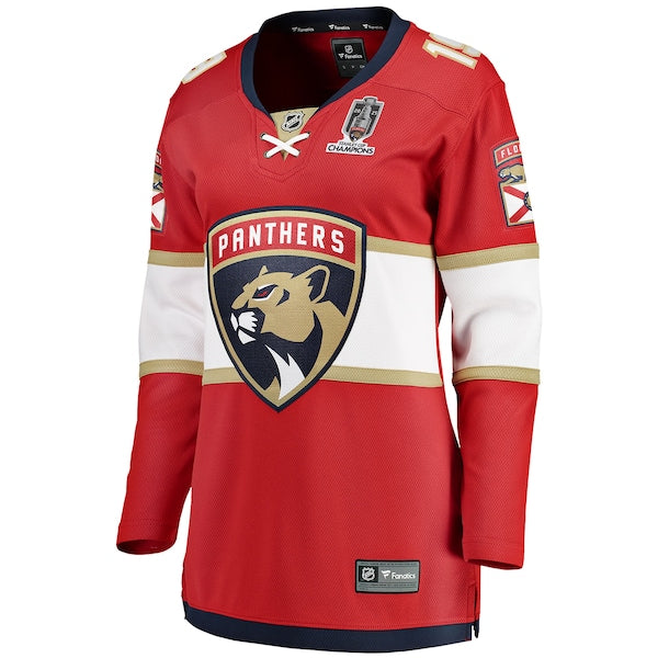 Matthew Tkachuk Florida Panthers Women's 2025 Stanley Cup Champions Breakaway Jersey - Red - Image 2