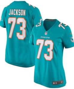 Austin Jackson Miami Dolphins Nike Women's Game Jersey - Aqua