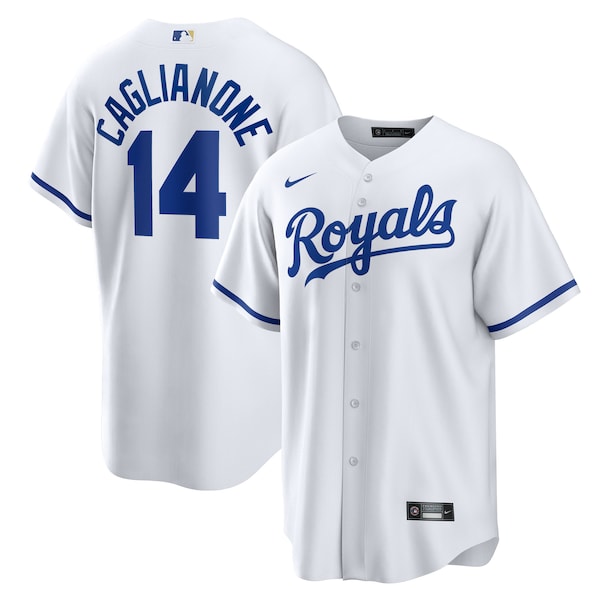 Jac Caglianone Kansas City Royals Nike Youth Home Replica Jersey - White