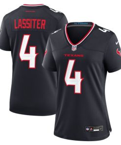 Alternative view of Kamari Lassiter Houston Texans Nike Women's Team Game Jersey -  Navy