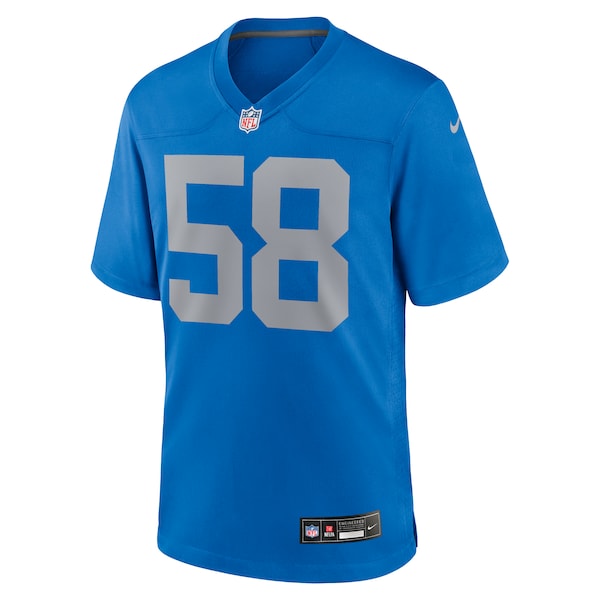 Penei Sewell Detroit Lions Nike Alternate Game Jersey - Blue - Image 3