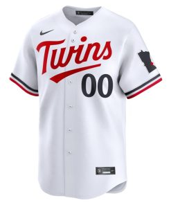 Alternative view of Minnesota Twins Nike Home Limited Custom Jersey - White