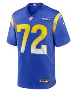 Alternative view of Trey Wedig Los Angeles Rams Nike Team Game Jersey -  Royal