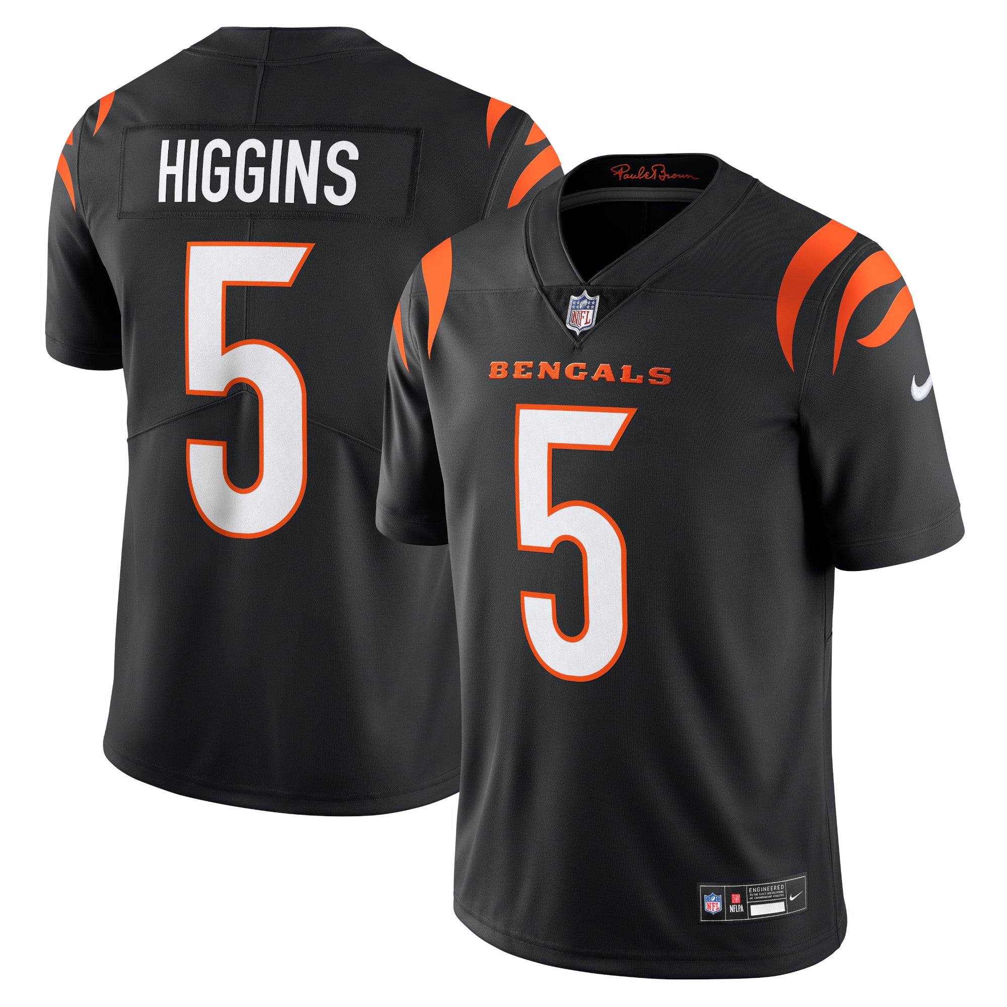 Tee Higgins Cincinnati Bengals Nike Vapor Untouchable Limited Jersey - White/Black - Image 5