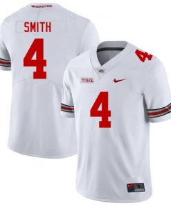 Jeremiah Smith Ohio State Buckeyes #4 Limited Jersey - White