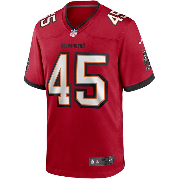 Devin White Tampa Bay Buccaneers Nike Player Game Jersey - Red/Pewter - Image 3