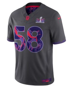 Alternative view of Super Bowl LVIII?Nike Limited Jersey - Anthracite