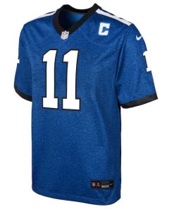 Alternative view of Michael Pittman Jr. Indianapolis Colts Nike Youth Game Jersey - Royal