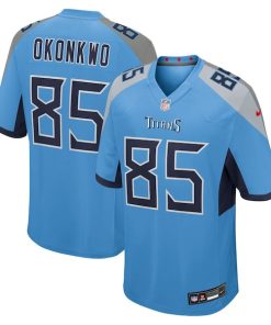 Chigoziem Okonkwo Tennessee Titans Nike Team Game Jersey -  Light Blue