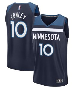 Mike Conley Minnesota Timberwolves  Fast Break Replica Player Jersey - Icon Edition - Navy