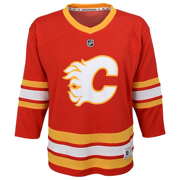 Calgary Flames Youth Home Replica Blank Jersey - Red - Image 2