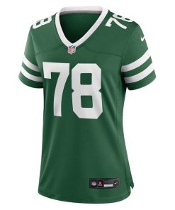 Alternative view of Morgan Moses New York Jets Nike Women's Game Jersey - Legacy Green