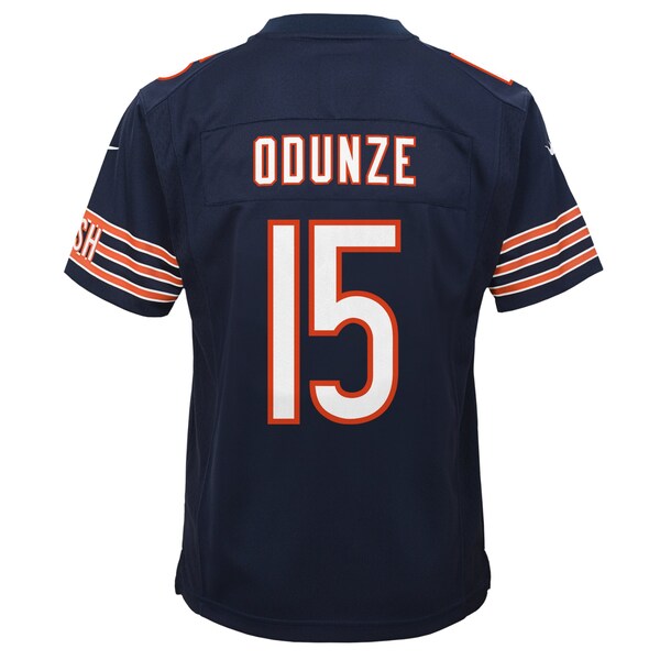 Rome Odunze Chicago Bears Nike Youth Team Game Jersey - Navy - Image 3