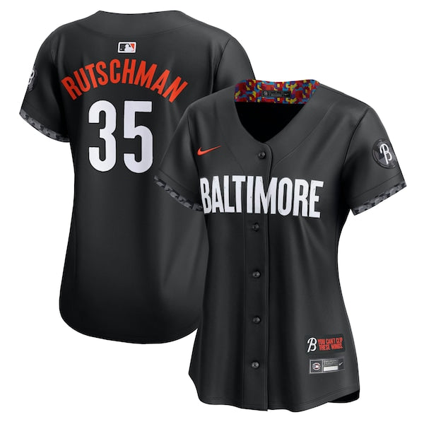 Adley Rutschman Baltimore Orioles Nike Women's City Connect Limited Jersey?ยจC Black