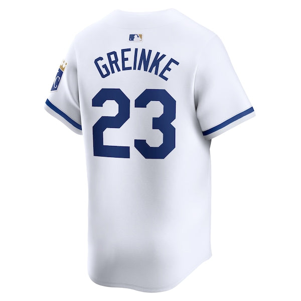 Zack Greinke Kansas City Royals Nike Home Limited Player Jersey - White - Image 3