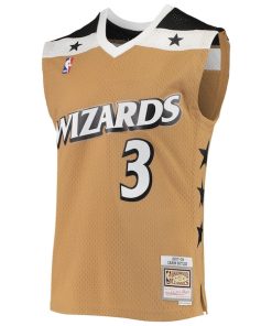Alternative view of Caron Butler Washington Wizards 2001/02 Hardwood Classics Swingman Jersey - Gold
