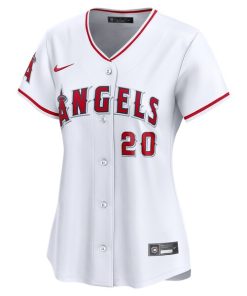 Alternative view of Jared Walsh Los Angeles Angels Nike Women's  Home Limited Player Jersey - White