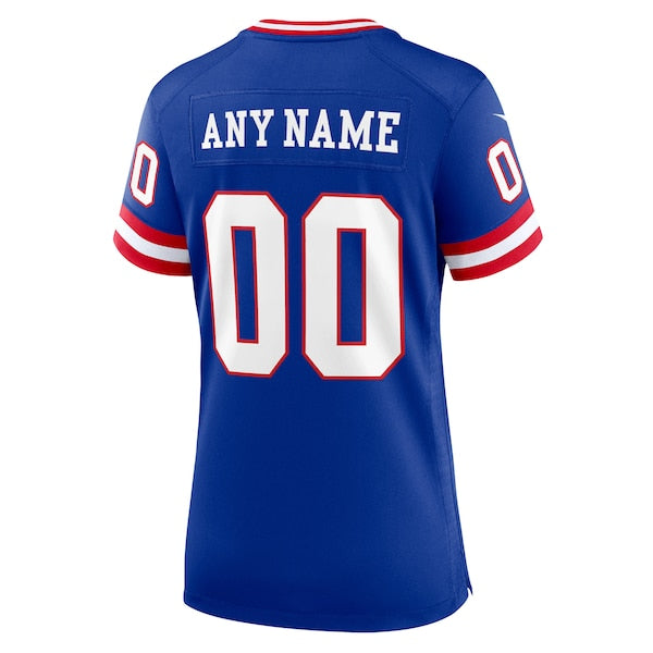 New York Giants Nike Women's Classic Custom Game Jersey - Royal - Image 3