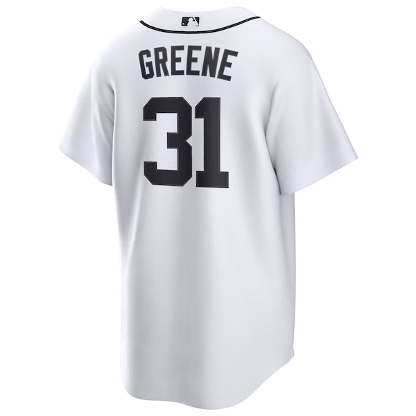 Riley Greene Detroit Tigers Nike Home Replica Jersey - White - Image 3