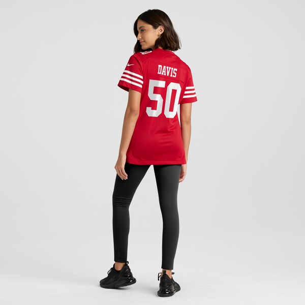 Khalil Davis San Francisco 49ers Nike Women's Team Game Jersey - Scarlet - Image 5
