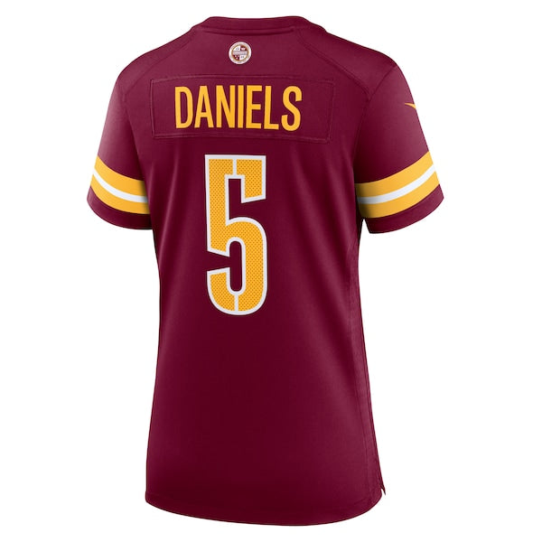 Jayden Daniels Washington Commanders Nike Women's 2024 NFL Draft First Round Pick Player Game Jersey - Burgundy - Image 3