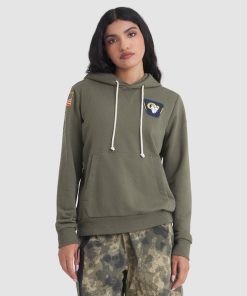 Los Angeles Rams Nike Women's 2025 Salute to Service Sideline Standard Issue Dri-FIT Hoodie - Olive