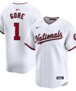 MacKenzie Gore Washington Nationals Nike Home Limited Player Jersey - White