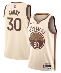 Stephen Curry Golden State Warriors Nike Unisex 2025/26 Swingman Jersey - Tan - City Edition