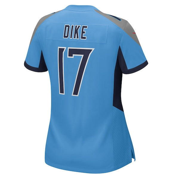 Chimere Dike Tennessee Titans Nike Women's Team Game Jersey - Light Blue - Image 3